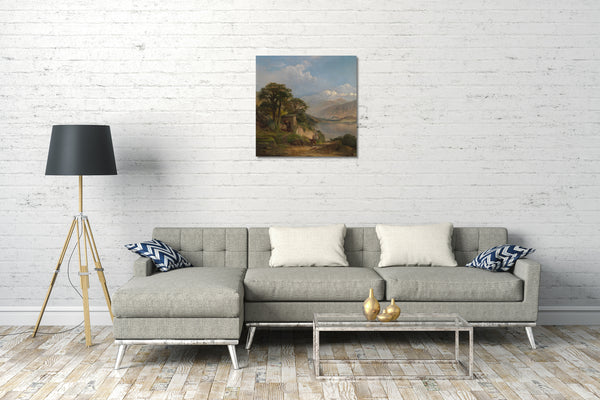 Leinwandbild Thomas Moran - Comer-See