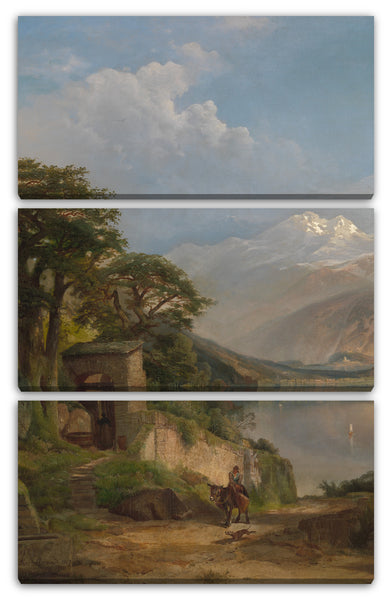 Leinwandbild Thomas Moran - Comer-See