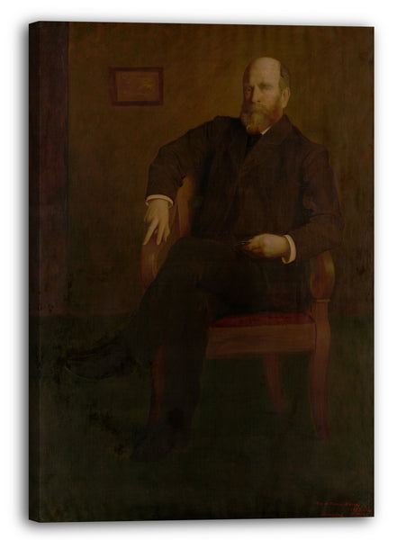 Leinwandbild George de Forest Bürste - Henry George