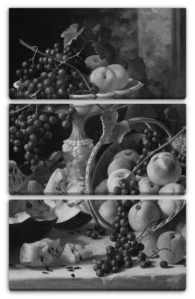 Leinwandbild John F. Francis - Stillleben mit Früchten