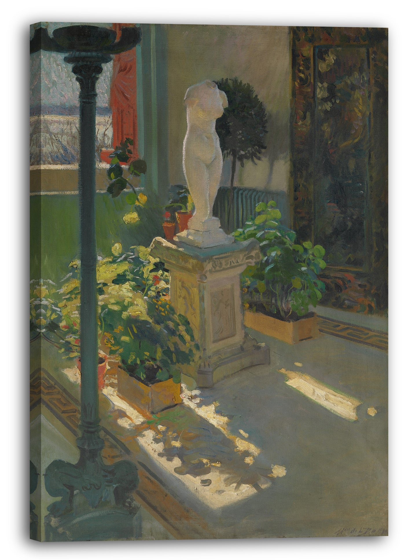 Leinwandbild William de Leftwich Dodge - Venus im Atrium