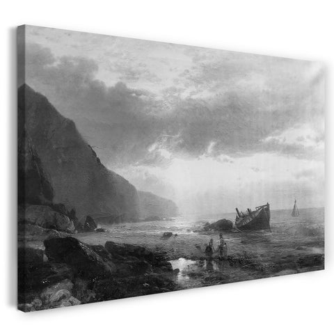 Leinwandbild William Hart - Küste, Morgen