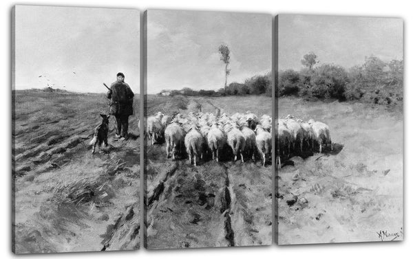 Leinwandbild Anton Mauve - Die Rückkehr zur Herde