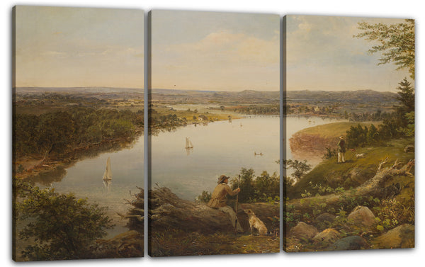 Leinwandbild Amerikanischer Maler - Das Hudson River Valley in der Nähe von Hudson, New York
