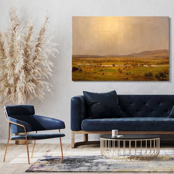 Leinwandbild Jasper Francis Cropsey - Pompton-Ebenen, New-Jersey