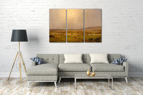 Leinwandbild Jasper Francis Cropsey - Pompton-Ebenen, New-Jersey