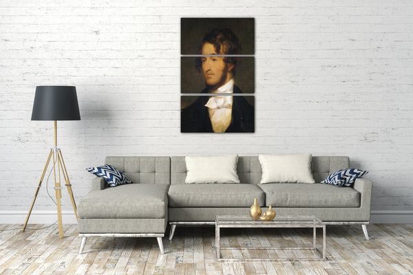 Leinwandbild 1800-1850 - Portrait eines Mannes