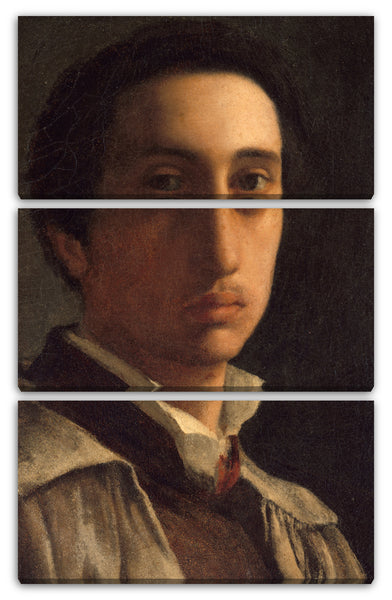Leinwandbild Edgar Degas - Selbstporträt