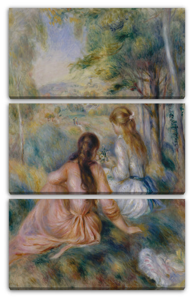 Leinwandbild Auguste Renoir - Auf der Wiese