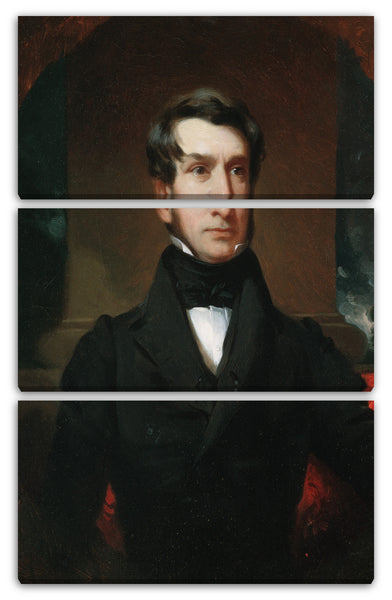 Leinwandbild Henry Inman - Ein Gentleman der Familie Wilkes