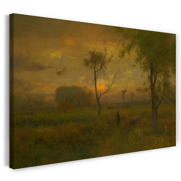 Leinwandbild George Inness - Sonnenaufgang