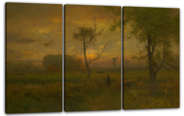 Leinwandbild George Inness - Sonnenaufgang