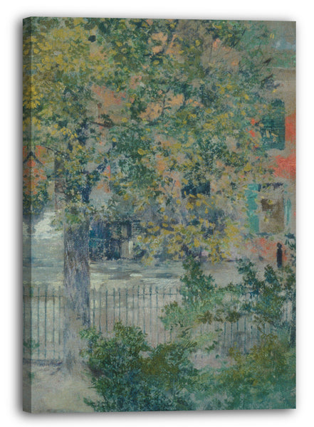 Leinwandbild Robert Frederick Blum - Blick vom Fenster des Künstlers, Grove Street