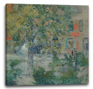 Leinwandbild Robert Frederick Blum - Blick vom Fenster des Künstlers, Grove Street