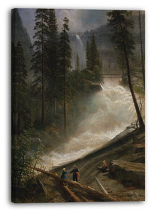 Leinwandbild Albert Bierstadt - Nevada-Fälle, Yosemite
