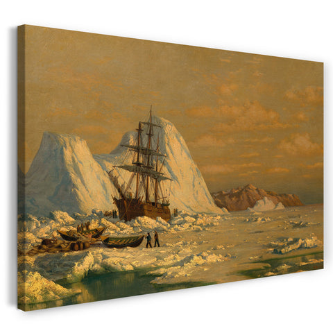 Leinwandbild William Bradford - An Incident of Whaling
