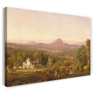 Leinwandbild Jasper Francis Cropsey - Herbstlandschaft, Zuckerhut, Orange County, New York