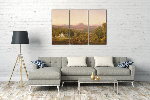 Leinwandbild Jasper Francis Cropsey - Herbstlandschaft, Zuckerhut, Orange County, New York