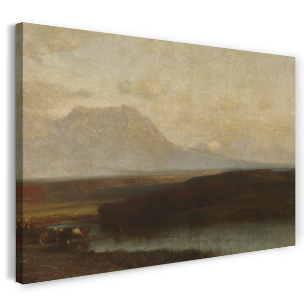 Leinwandbild Samuel Colman - Spanische Spitzen, Southern Colorado, später Nachmittag