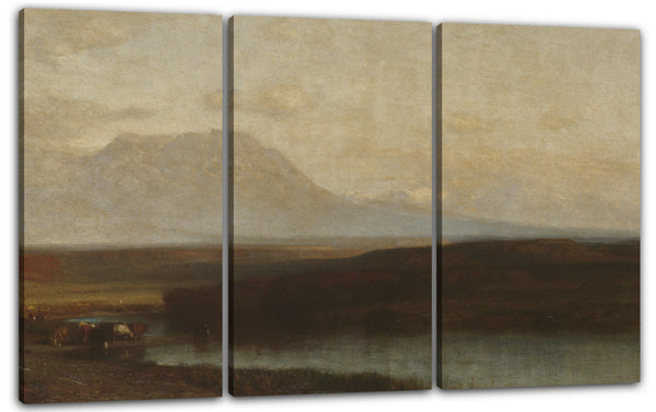 Leinwandbild Samuel Colman - Spanische Spitzen, Southern Colorado, später Nachmittag