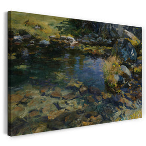 Leinwandbild John Singer Sargent - Alpiner Teich