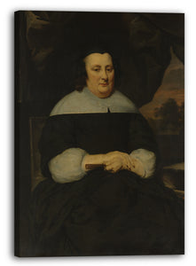 Leinwandbild Nicolaes Maes - Porträt einer Frau