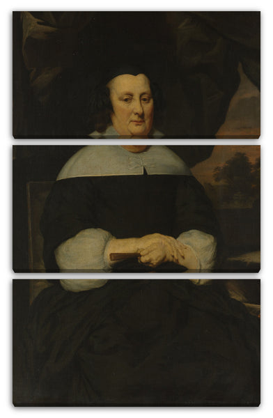 Leinwandbild Nicolaes Maes - Porträt einer Frau