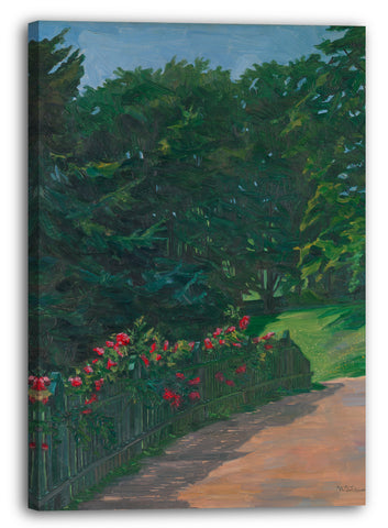 Leinwandbild Wilhelm Trübner - Landschaft