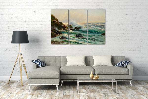 Leinwandbild Constantin Alexandrowitsch Westchiloff - Maine-Meerblick