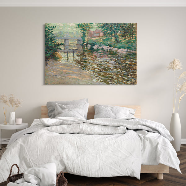 Leinwandbild Ernest Lawson - Der Bronx Fluss