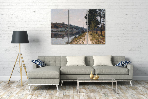 Leinwandbild William Lamb Picknell - Ufer des Loing