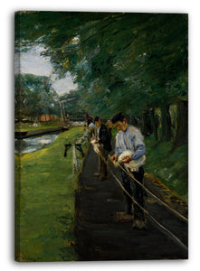 Leinwandbild Max Liebermann - Die Seilerbahn in Edam