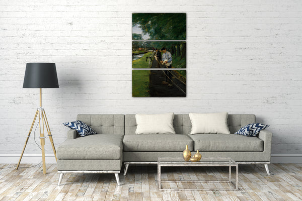 Leinwandbild Max Liebermann - Die Seilerbahn in Edam