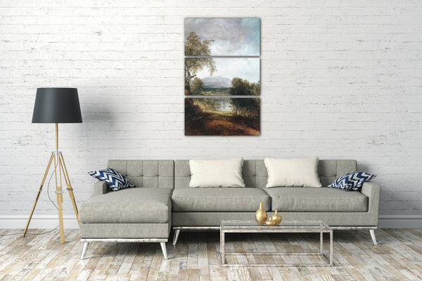 Leinwandbild Thomas Doughty - Ein Fluss-Blick