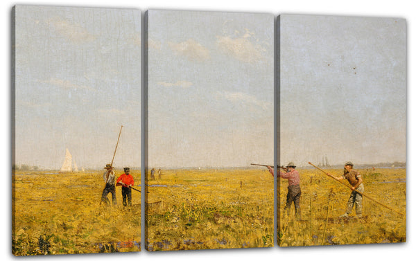 Leinwandbild Thomas Eakins - Pushing for Rail