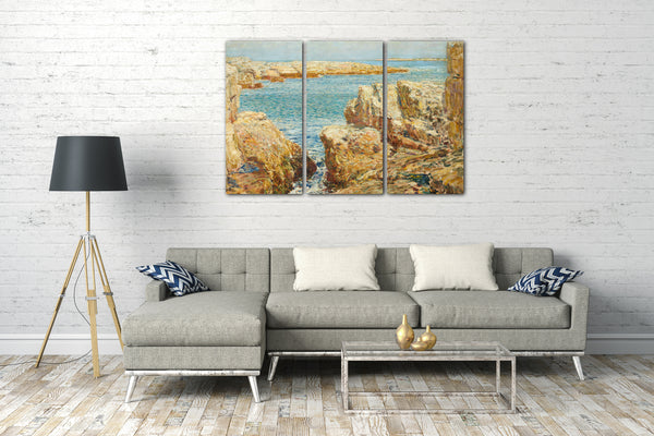 Leinwandbild Childe Hassam - Küsten-Szene, Isles of Shoals