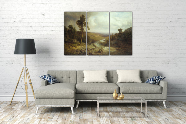 Top-Angebot Kunstdruck Alexander H. Wyant - Tennessee Leinwand auf Keilrahmen gespannt