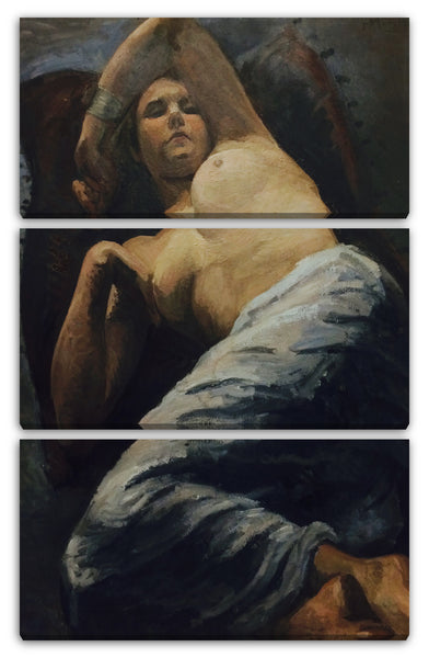 Leinwandbild Jean Marchand - Liegende Figur