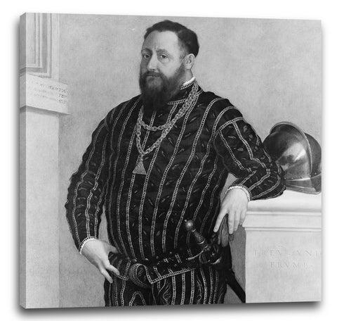 Leinwandbild Giovanni Battista Moroni - Portrait eines Mannes
