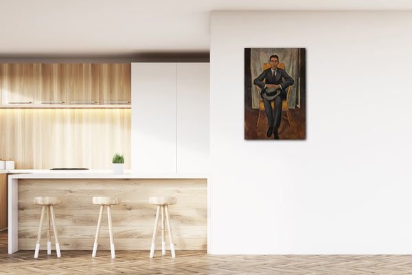 Top-Angebot Kunstdruck Roger de la Fresnaye - Georges de Miré Leinwand auf Keilrahmen gespannt