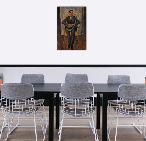 Top-Angebot Kunstdruck Roger de la Fresnaye - Georges de Miré Leinwand auf Keilrahmen gespannt