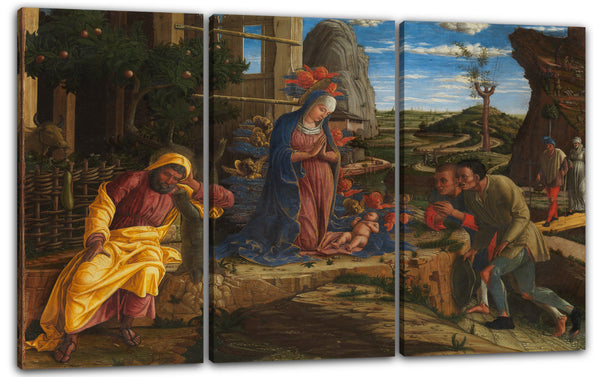 Leinwandbild Andrea Mantegna - Die Anbetung der Hirten