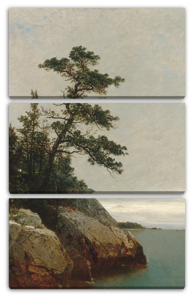 Leinwandbild John Frederick Kensett - Die alte Kiefer, Darien, Connecticut