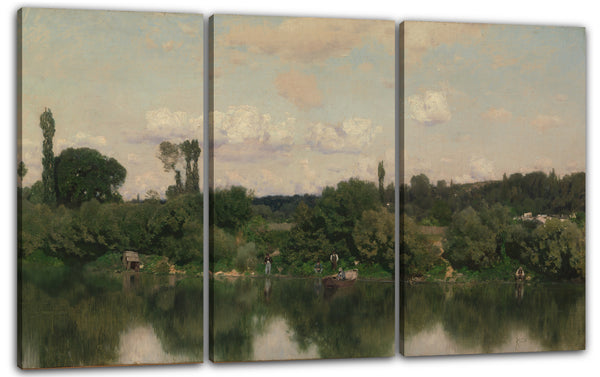 Leinwandbild Martín Rico y Ortega - Auf der Seine