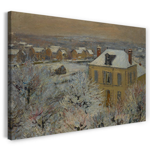 Top-Angebot Kunstdruck Gustave Loiseau - Haus im Winter Leinwand auf Keilrahmen gespannt