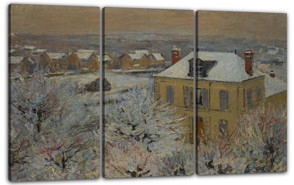 Leinwandbild Gustave Loiseau - Haus im Winter