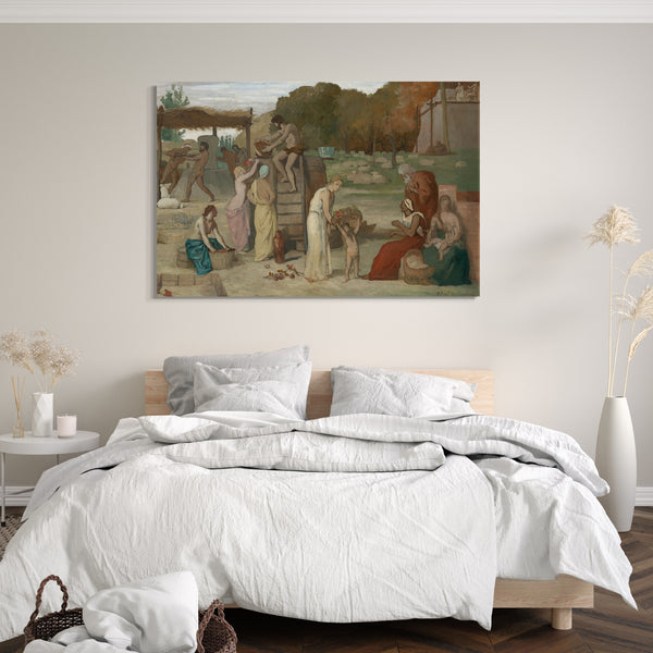 Top-Angebot Kunstdruck Pierre Puvis de Chavannes - Apfelwein Leinwand auf Keilrahmen gespannt