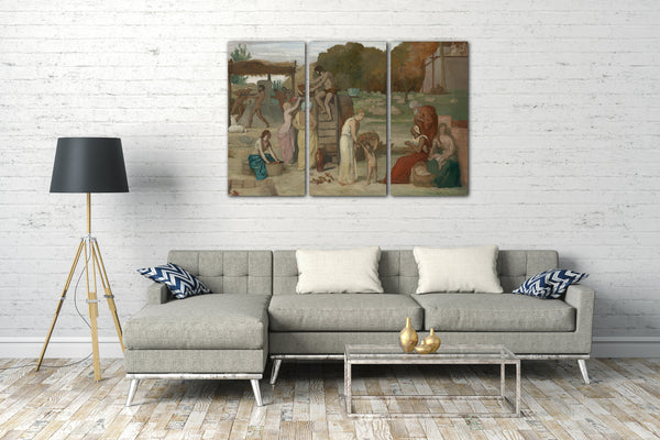 Top-Angebot Kunstdruck Pierre Puvis de Chavannes - Apfelwein Leinwand auf Keilrahmen gespannt