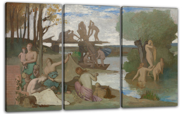 Leinwandbild Pierre Puvis de Chavannes - Der Fluss