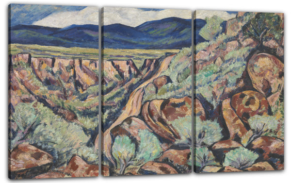 Leinwandbild Marsden Hartley - Landschaft, New Mexico